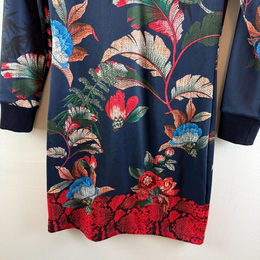 PAM & GELA Bye Birdie Track Dress Art to Wear Athleisure Golf Women's Size Small - Picture 3 of 10